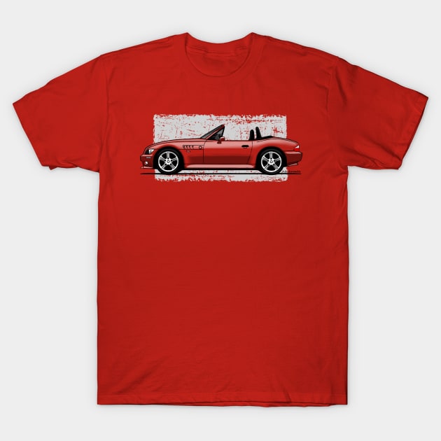 The super cool german roadster! T-Shirt by jaagdesign